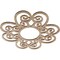 Ekena Millwork Cohen Wood Fretwork Pierced Ceiling Medallion, Red Oak, 18"OD x 6 1/8"ID x 1/4"T CMWP18X18X0250CORO - alternate 2